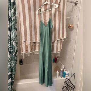 Zara satin midi dress